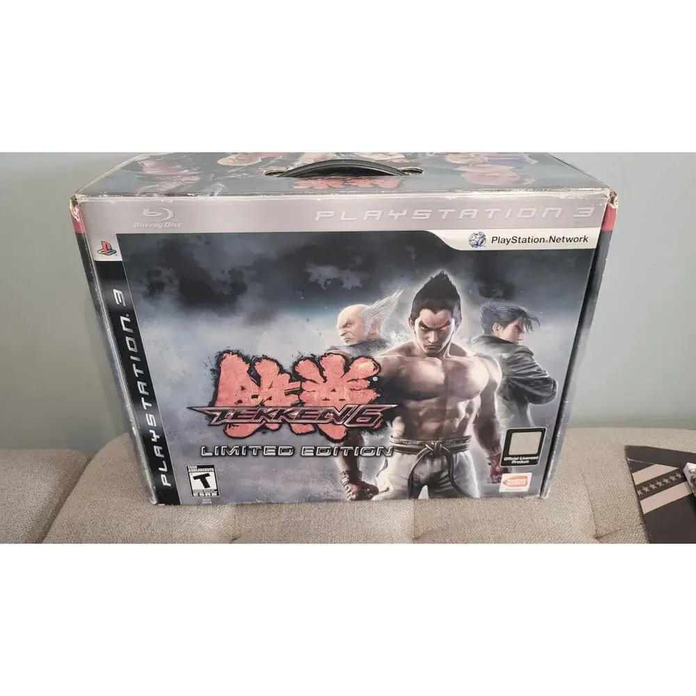 Tekken 6 PS3 - Hori Arcade Fight Stick Wireless Limited Edition MISSING GAME!